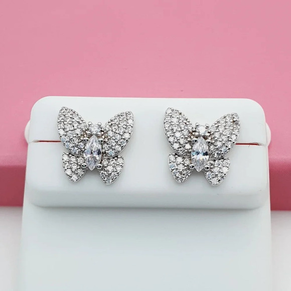 - 925 Sterling Silver Cubic Zirconia Earrings, U19254529 - Picture 3 of 11